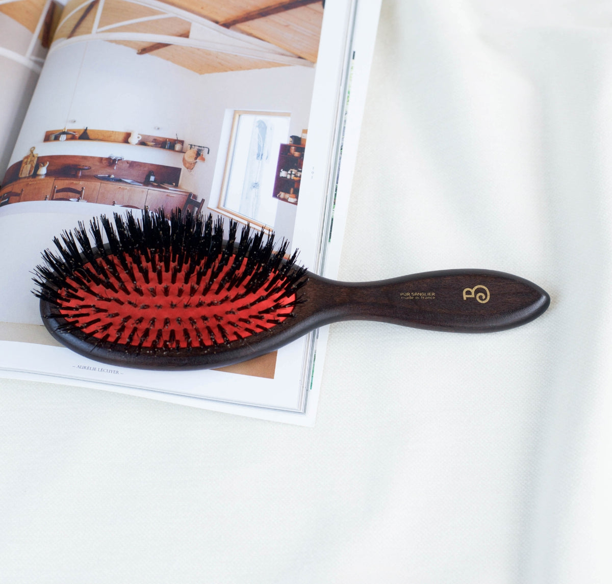 Brosse Pneumatique en Poils de Sanglier