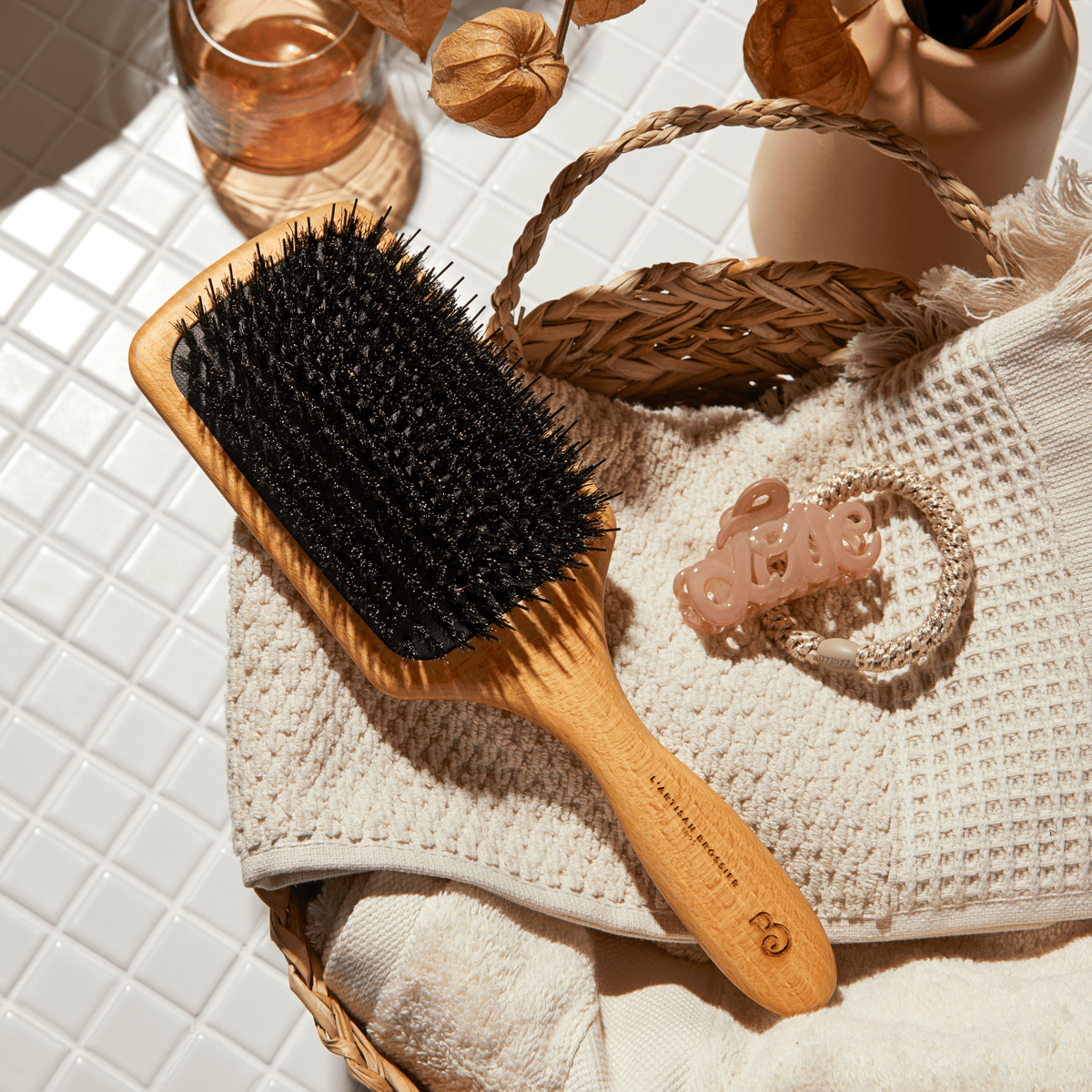 Paddy - Brosse à cheveux Sanglier et Picots Démêlante