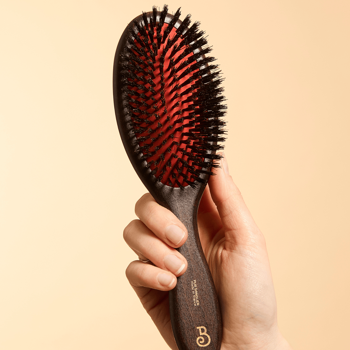 Jeanne - Brosse à cheveux 100% Sanglier Brillance et Soin Grand Modèle